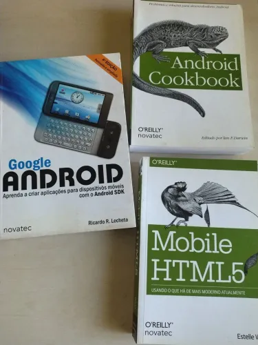 Livros Android e HTML5 - O'Reilly e Novatec