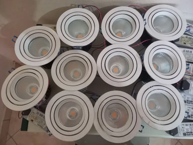Spot luminaria led redondo