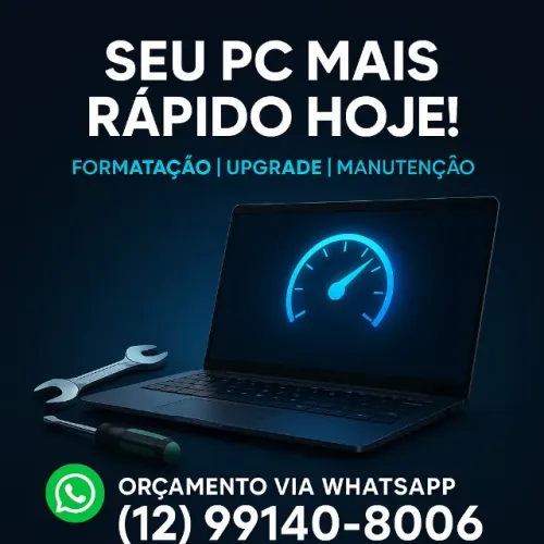 Manutenção de Computadores e Notebooks - Zona Norte SJC