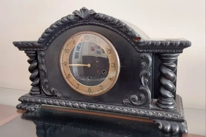 Relógio Carrilhão de Mesa Português Reguladora Ano 1955