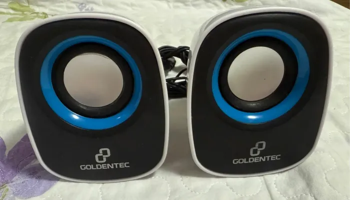 Caixas de Som Goldentec 6W GT Music Brancas