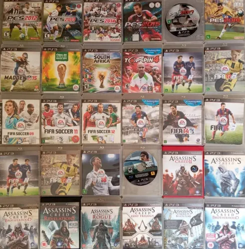 Jogos PS3 - FIFA, PES, Assassin's Creed