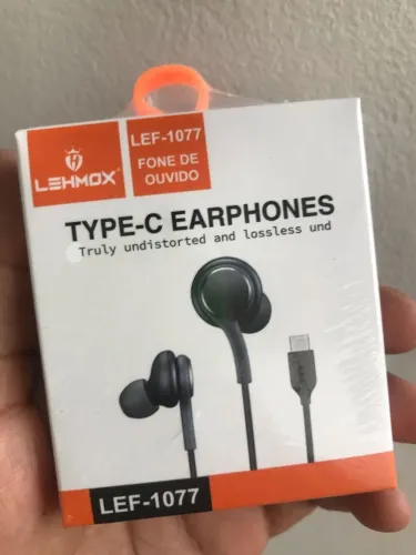 Fone De Ouvido Tipo C Com Microfone Akg Novo (3 meses de Garantia)