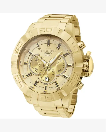 Relógio Technos Masculino Legacy Dourado JS25BAS/4X