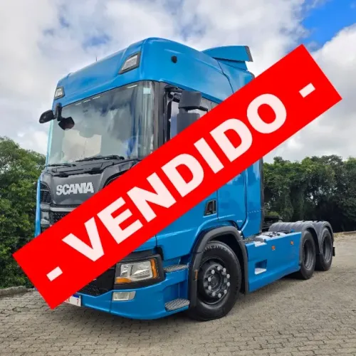 ( Vendido ) Scania R450 6x2 2020 - Edição BlueFun (Ún. dono - 40 Abaixo Fipe)
