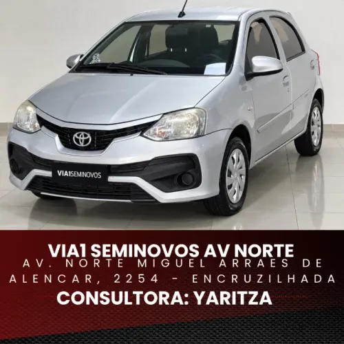 Toyota Etios X 1.3 Flex 16V 5P Mec. 2018
