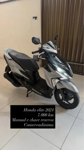 Honda Elite 125 2024 única dona vendo/troco