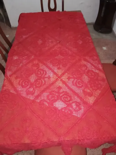 Colcha de crochê
