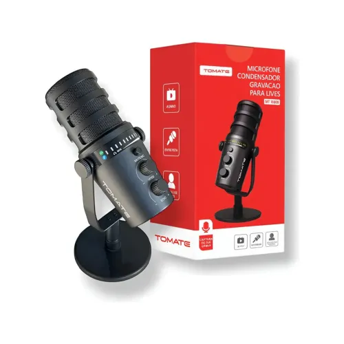 Microfone Condensador para Lives 