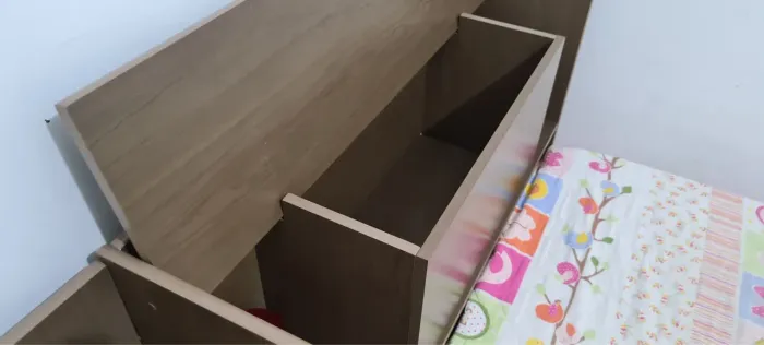 CAMA SOLTEIRO COM BAÚ 