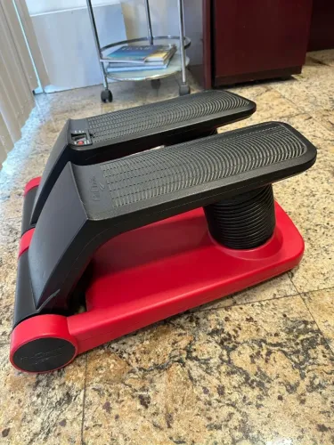 Air Climber Power System Stepper Polishop Suporta Até 150kg Preto