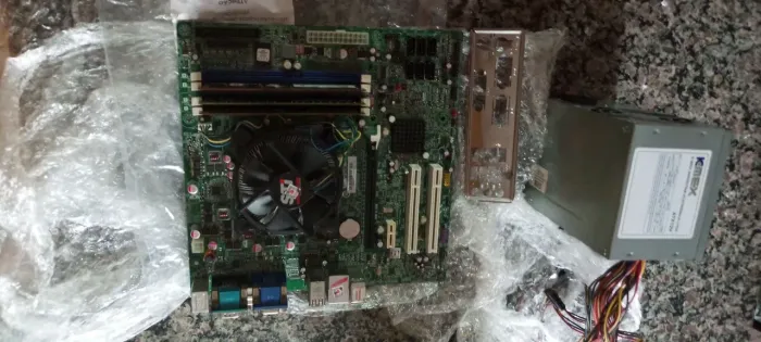 Vendo kit placa mãe