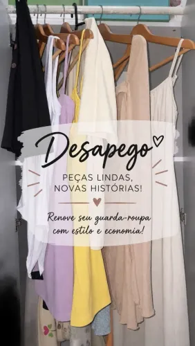 Desapego, roupas usadas/ novos