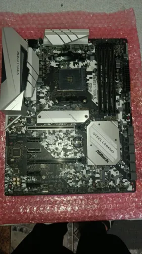 Placa mãe b450 ATX nova 