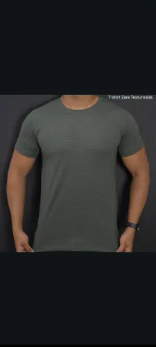 Camisa básica textura tam GG... Cores