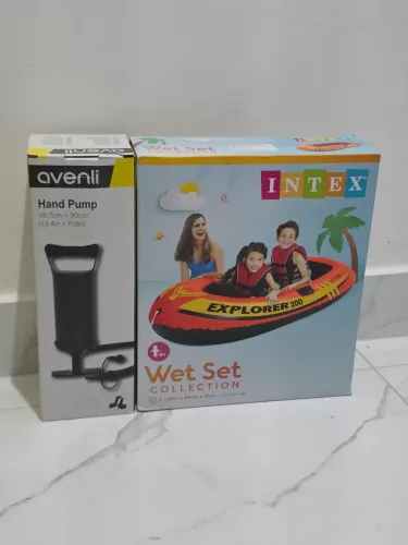 Bote Inflável Explorer 200 Intex + Bomba de Ar Manual (Novo)