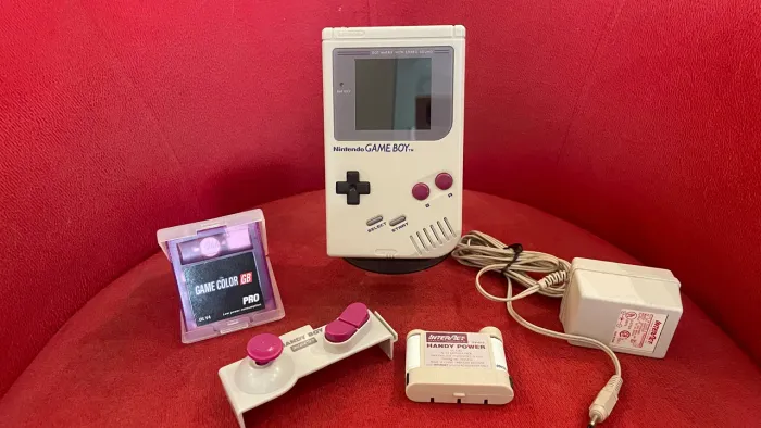 Game boy DMG Clássico IPS + acessórios