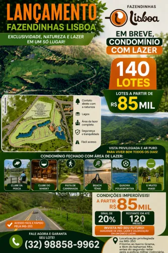 Lançamento: Fazendinhas Lisboa