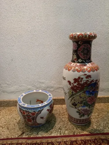Vasos de porcelana chinesa