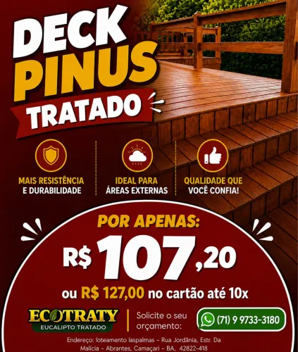 Deck de pinus (71)9  *