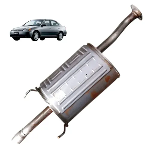 Escapamento Silencioso Traseiro Honda Civic G7 2001 02 03 04
