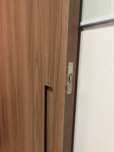 Porta de Passagem Usada com Sistema de Pivotamento - Puxador Embutido