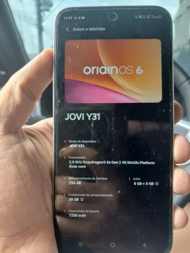 Vendo celular Jovi y31 600 reais ou troco por iphone