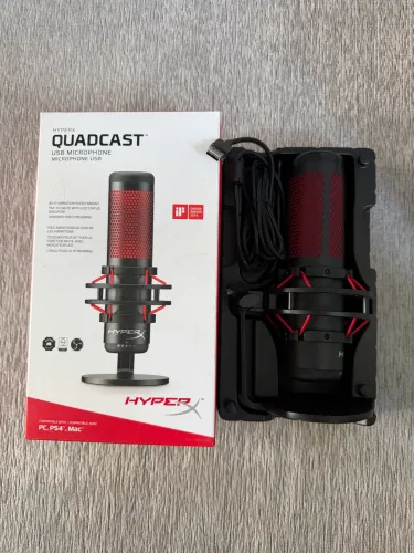 Microfone Quadcast HyperX Gamer Stream