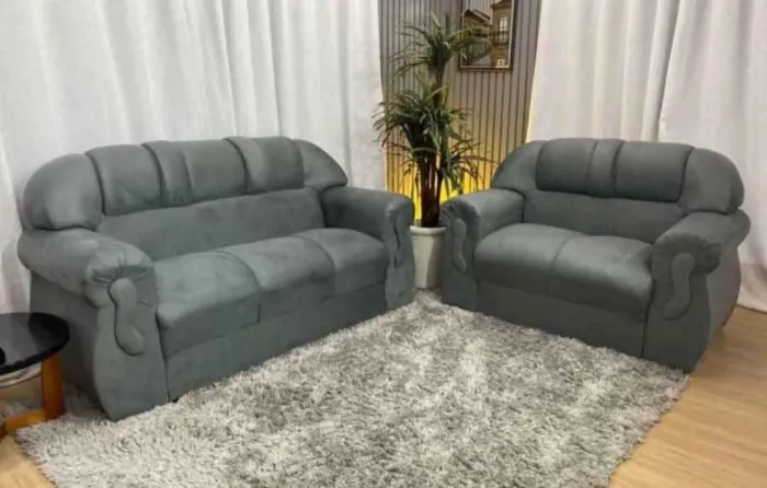 ? 850,00 PROMOÇÃO- Sofa conjunto Corsa / encosto solta - 3 e 2 lugares - frete grátis *