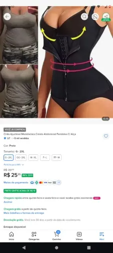 CINTA MODELADORA DE ALTA COMPRESSÃO G2