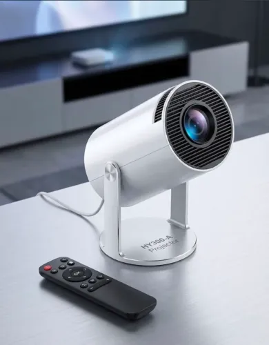 Projetor Y300-A Smart 180° com Controle Remoto