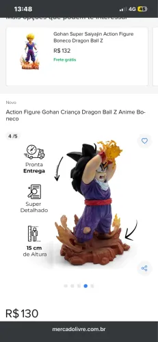 Lot de jogos ps4 e ps5 e action figures dragonball
