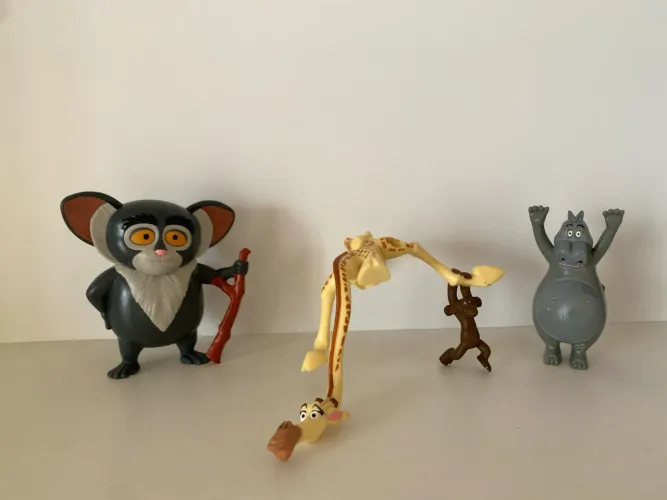 Bonecos madagascar