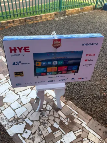 ? Smart TV HYE 43" Full HD - Nova na Caixa!