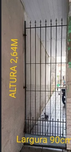 Portão social interno