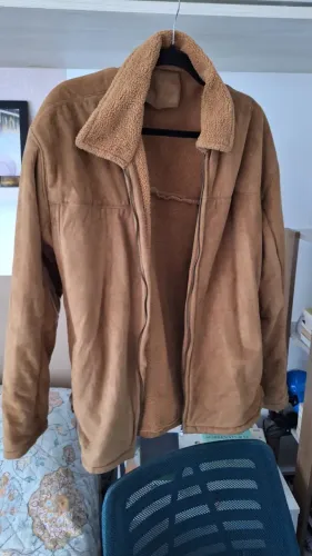 Casaco grosso marrom - Masculino - G