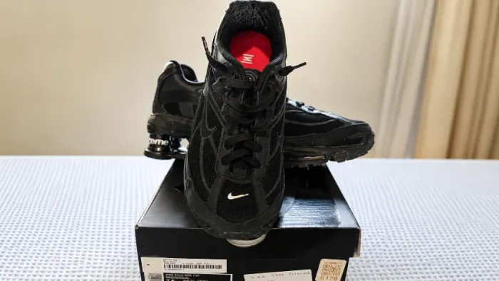 ? NIKE SHOX RIDE 2 x SUPREME BLACK ? ORIGINAL ? ESTADO DE NOVO ? NA CAIXA ? HIGIENIZADO