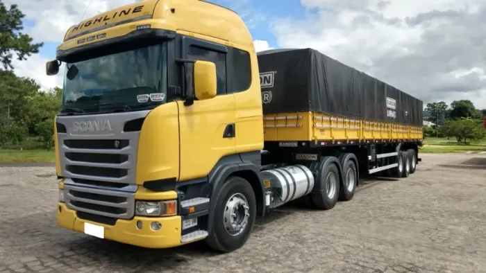 Scania R440 2014 6x2 + Carreta LS 15 mts