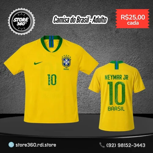 Camisa do Brasil - Adulto
