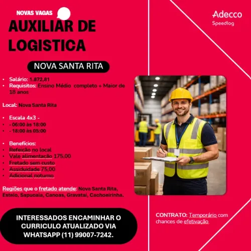 Auxiliar de logistica