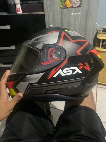 Capacete ASX tamanho 60 novo