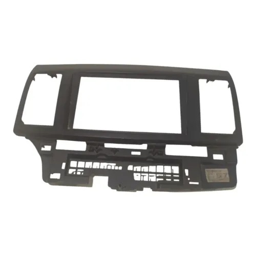 Moldura Central Multimídia Mitsubishi Lancer Gt 2012 A 2014 Preto