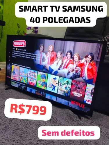 SMART TV SAMSUNG 40 POLEGADAS PERFEITA BARATA R$799.