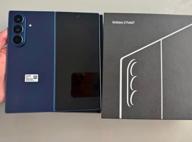 Samsung z fold 7 ! Completo com nota !