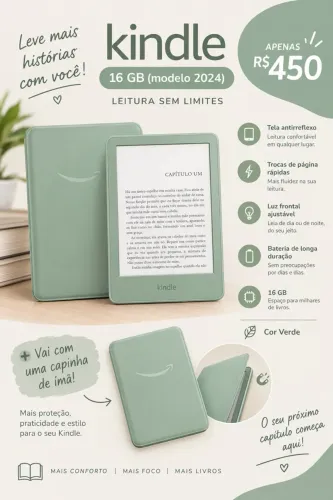 Kindle verde 16gb