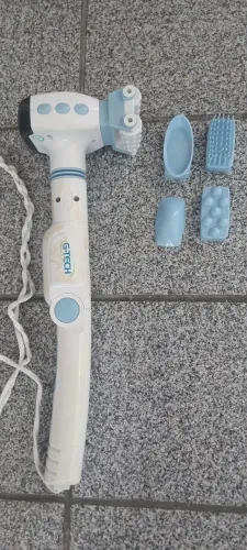 Massageador Elétrico Articulado Ajustável G-tech Infravermelho 6 em 1Cor Branco e Azul 