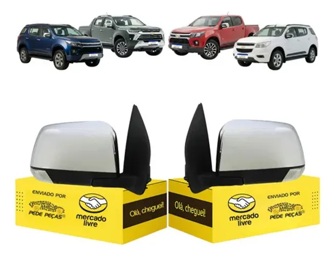 Par Retrovisor S10 Trailblazer 2012 13 14 15 16 17 18 A 2026