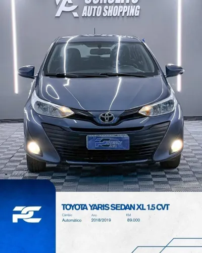 Toyota Yaris XL Plus Con. Sed. 1.5 Flex 16V AUT 2019