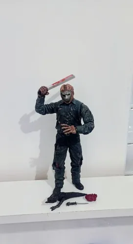 Mezco Jason Voorhees Sexta-feira 13 - Jason goes to Hell boneco raro terror