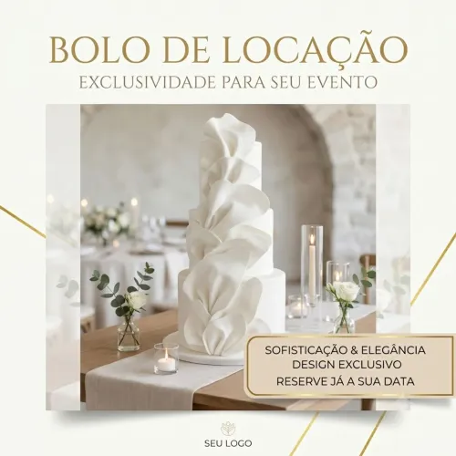 Aluguel de bolo fake/cenográfico